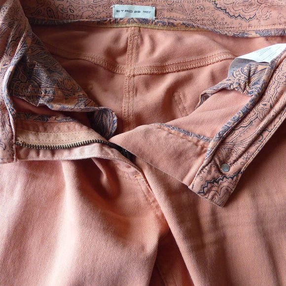 ETRO COTTON BLEND JEANS, SZ 28=US 4, PRE-OWNED EXC - Picture 8 of 10